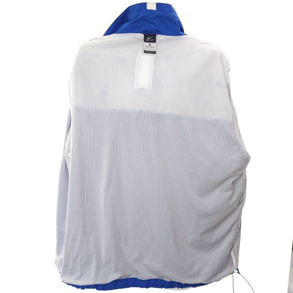 Vintage Nike Windbreaker Jacket Mens XL Blue White Swoosh Vented Sportswear - Picture 14 of 16